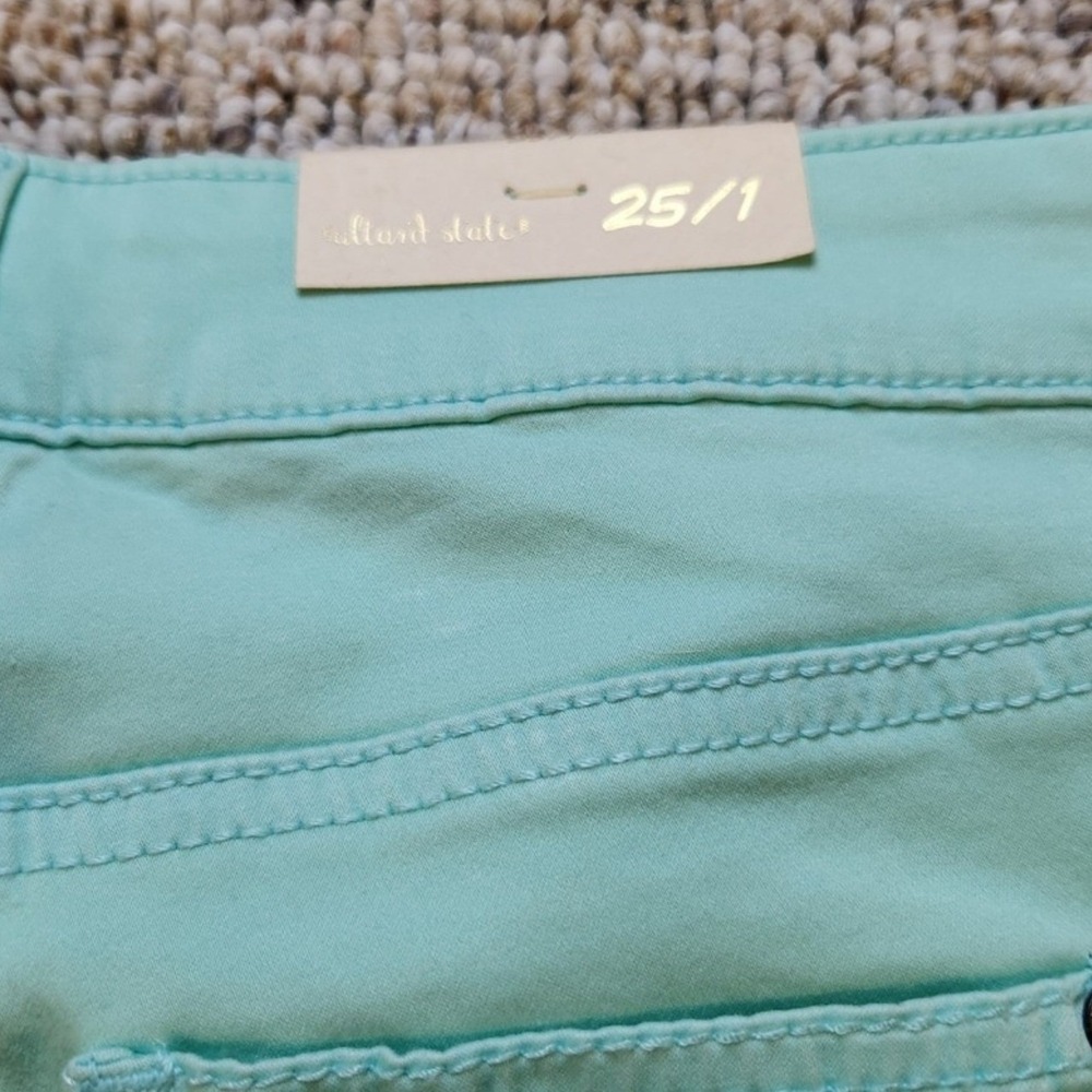 Altar State Womens Mint Green Jeans Sz 25 1 Slim Fit Stretch Pants Casual - Picture 6 of 7